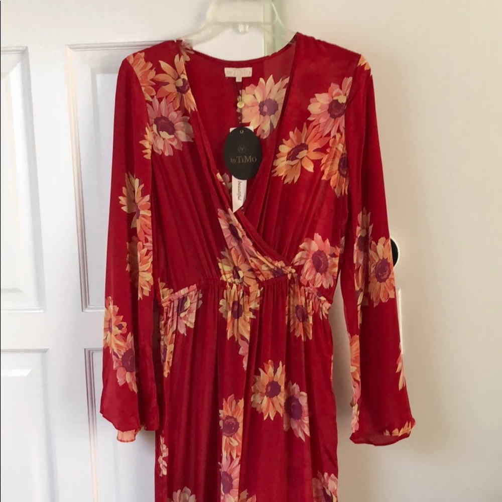 TiMo sunflower jumpsuit